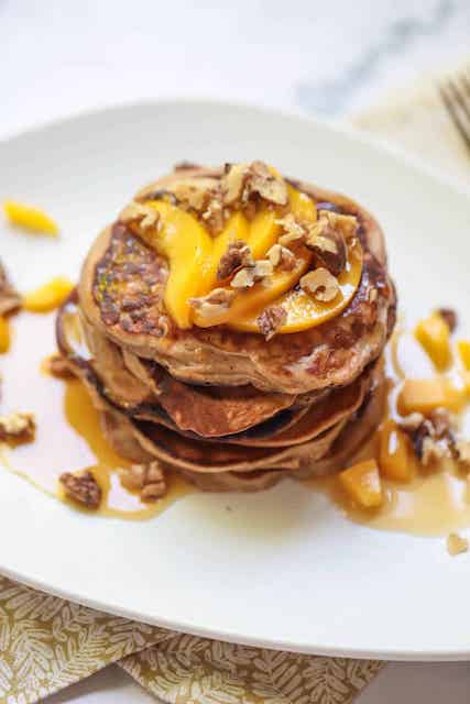 Free cookbook peach pancakes