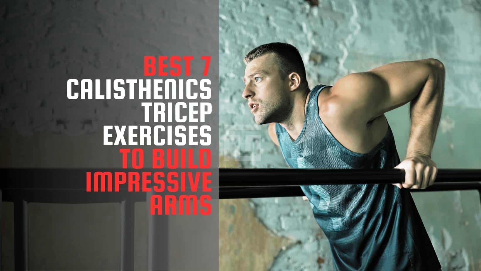 Calisthenics tricep exercises