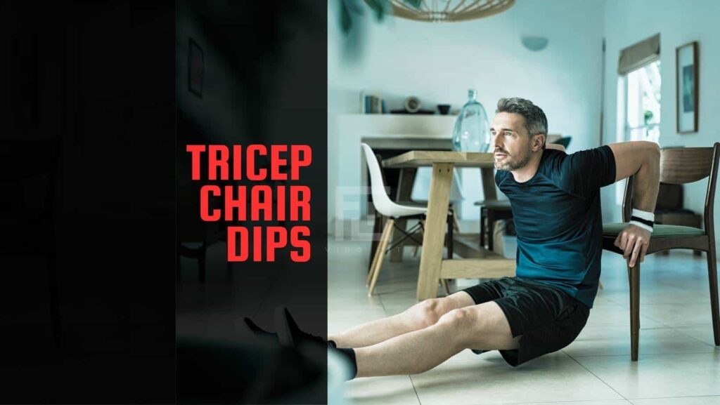 calisthenics tricep workout no equipment - triceps chair dips