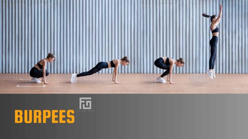 Top 10 exercises to do at home Burpees