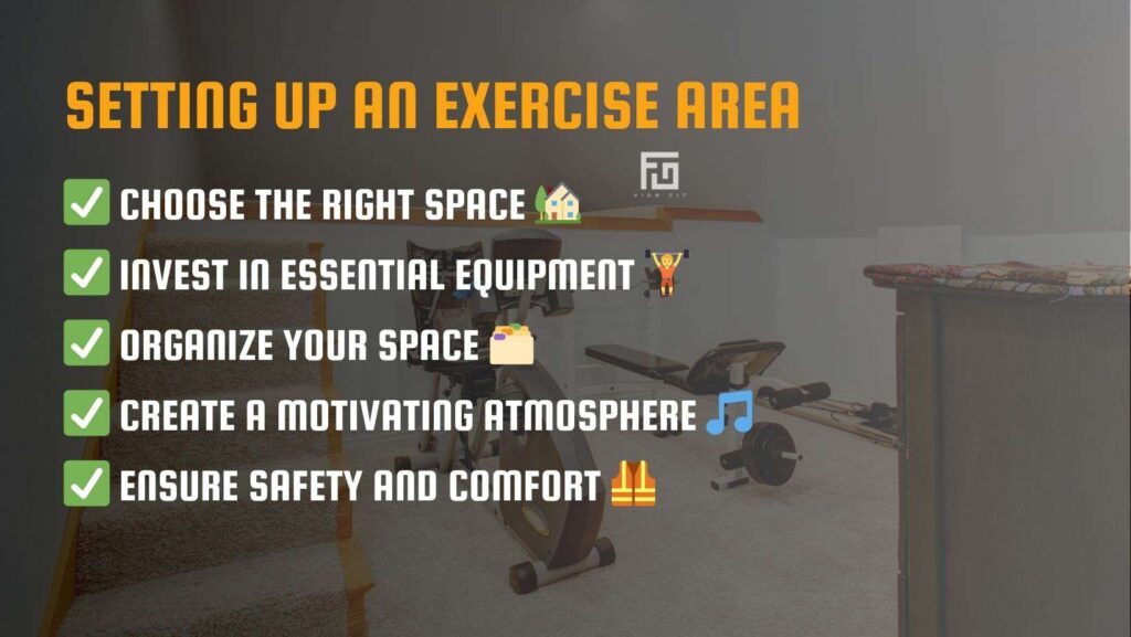 What Do I Need To Start Working Out At Home - setting up an exercise area